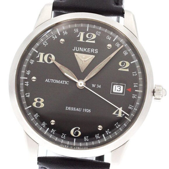 JUNKERS Dessau 1926 6350-2 Date gray Dial Automatic Men's Watch_879199 - Picture 8 of 10